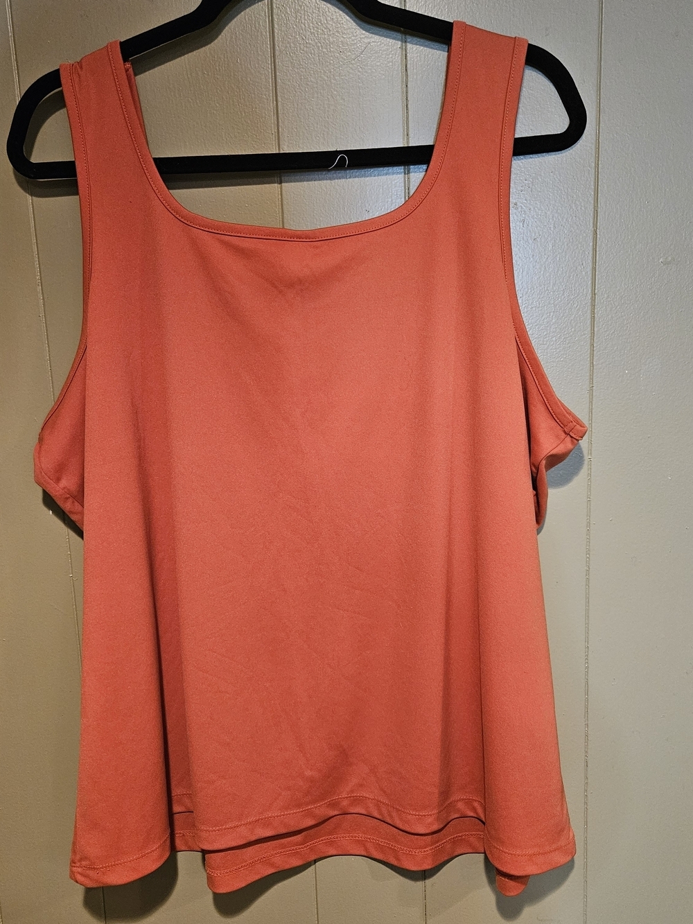Coral Sleeveless Tank Top Women’s Size Large Soft Stretch Casual Summer Blouse - Picture 2 of 2